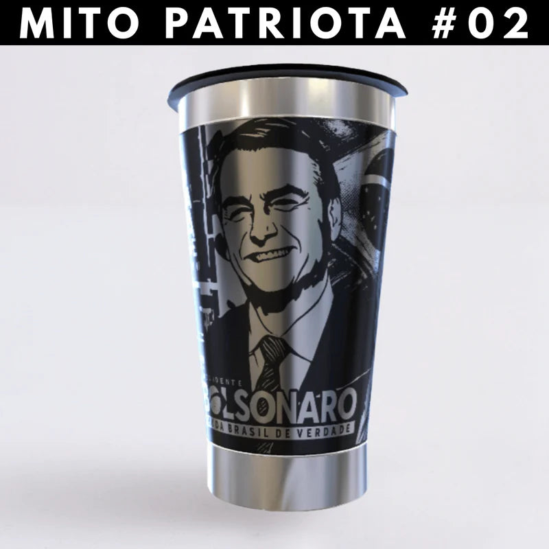 Mito Patriota #01 – Copo Personalizado | COMPRE 1 LEVE 3