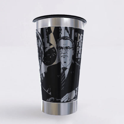 Mito Patriota #02 – Copo Térmico Preto Personalizado 360°