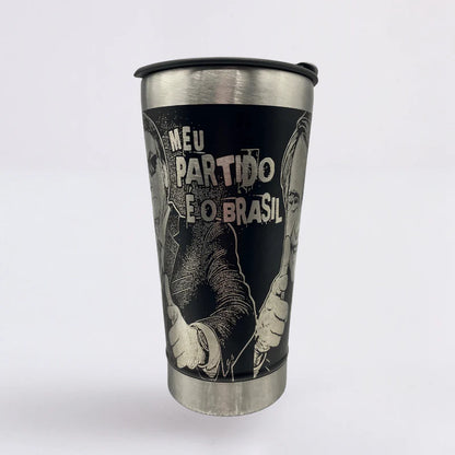 Mito Patriota #03 – Copo Térmico Preto Personalizado 360°