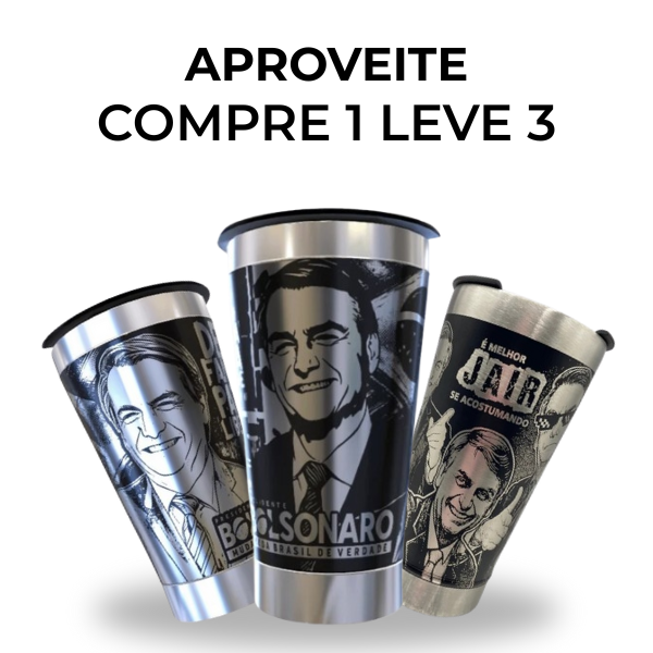 Mito Patriota #01 – Copo Personalizado | COMPRE 1 LEVE 3